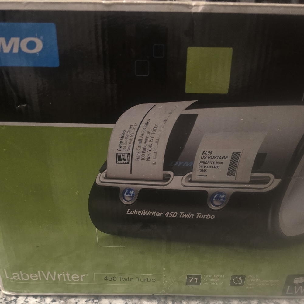 Dymo thermal dual printer brand nib